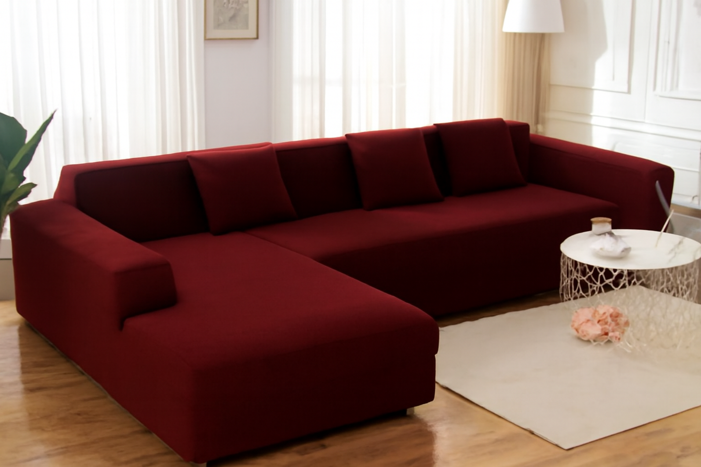 Premium Elastic Sofa Cover – Perfect Fit & Elegant Protection